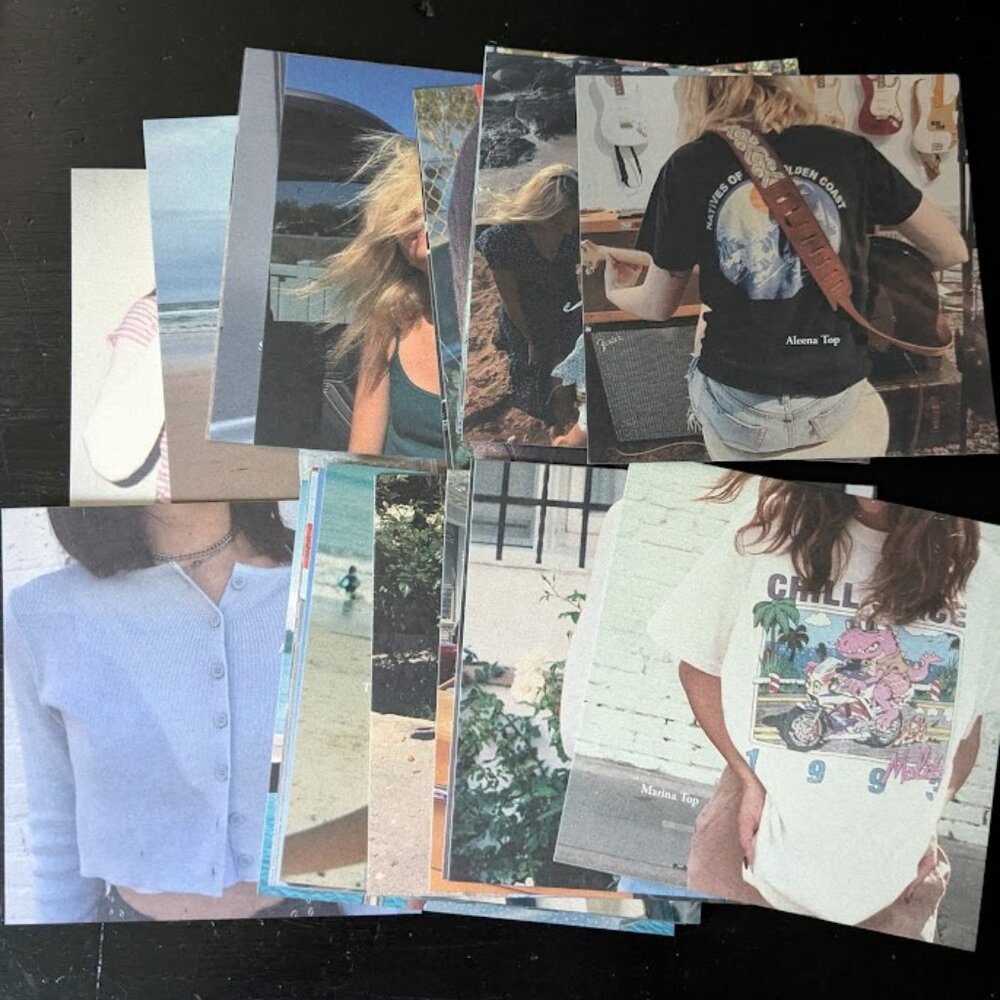 2 For $5! NIP! Pack of Brandy Melville Picture Photo cards